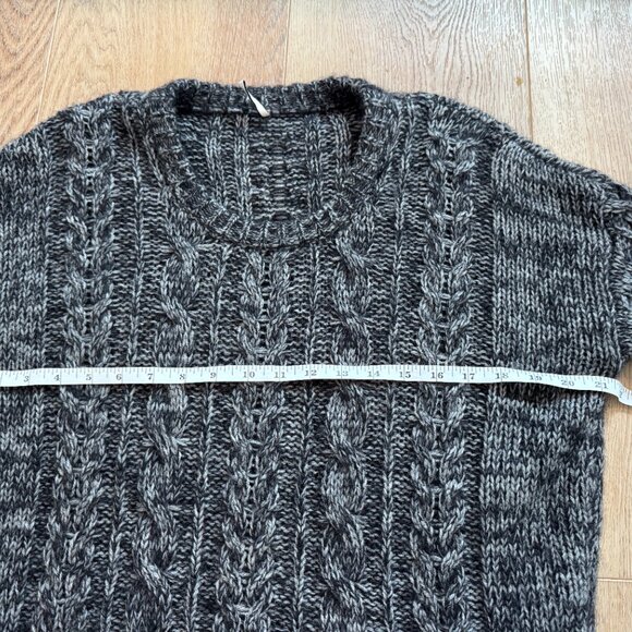 Vintage IRO Paris Mohair Wool Blend Sweater Made in Italy – Heathered Black Grey - Picture 9 of 11